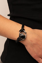 Load image into Gallery viewer, Paparazzi - Keep Your Distance - Black Bracelet
