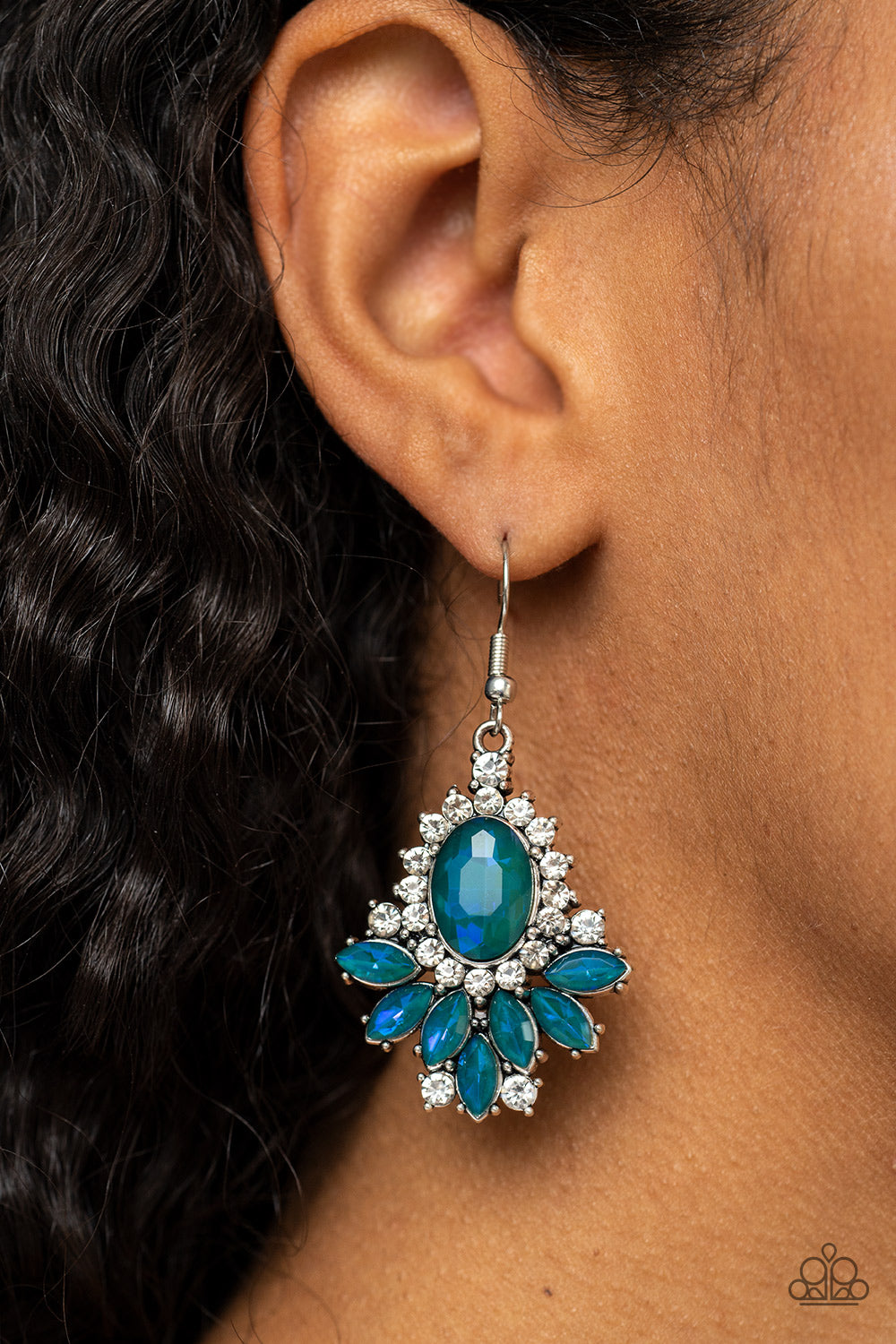 Paparazzi - Magic Spell Sparkle - Green Earring