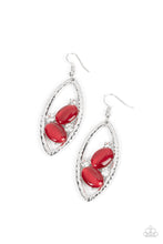 Load image into Gallery viewer, Paparazzi - Famously Fashionable - Red Earring
