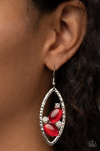 Load image into Gallery viewer, Paparazzi - Famously Fashionable - Red Earring
