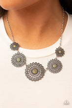 Load image into Gallery viewer, Paparazzi - Marigold Meadows - Yellow Necklace
