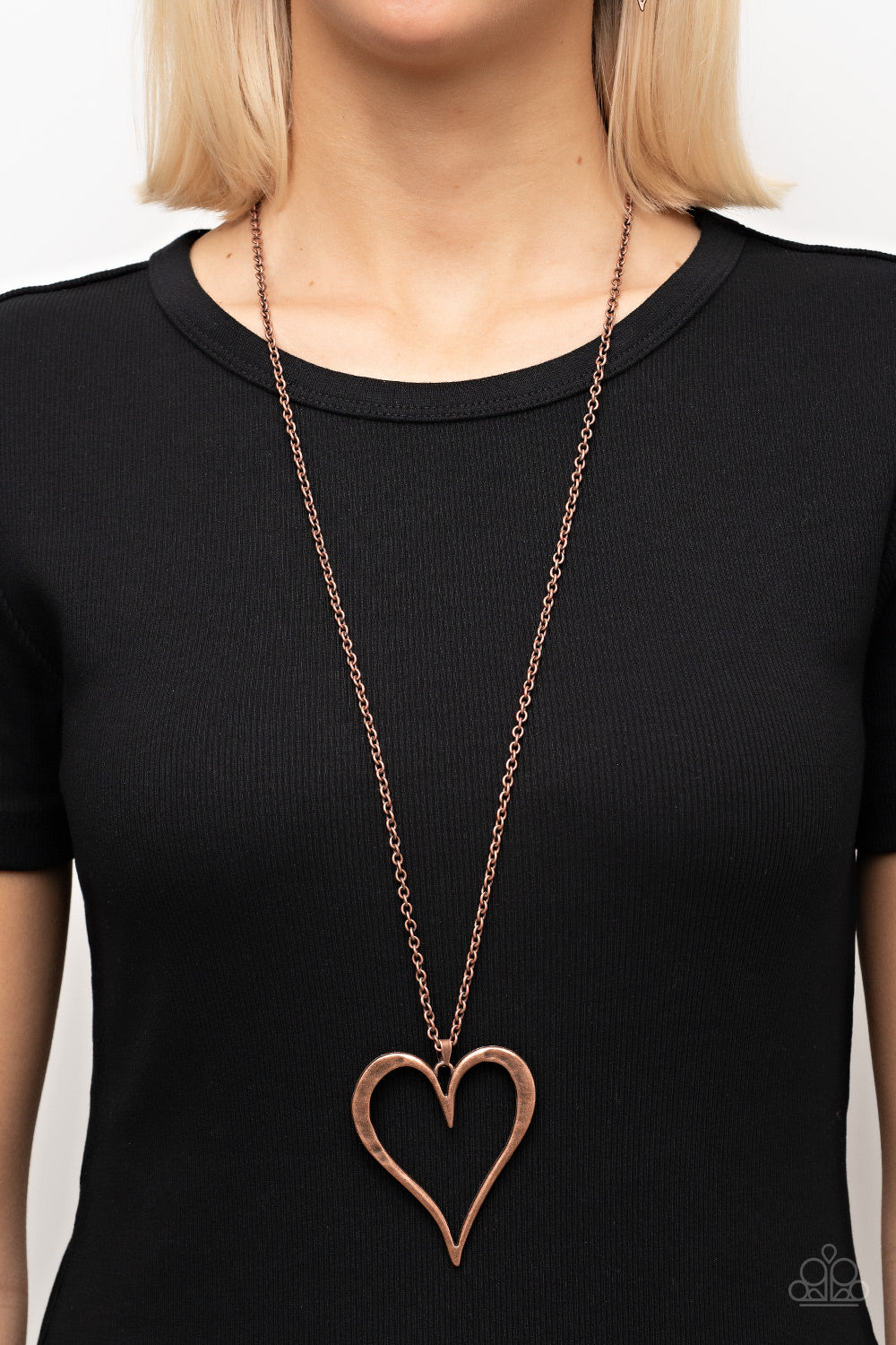 Paparazzi - Hopelessly In Love - Copper Necklace