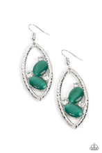 Load image into Gallery viewer, Paparazzi - Famously Fashionable - Green Earring
