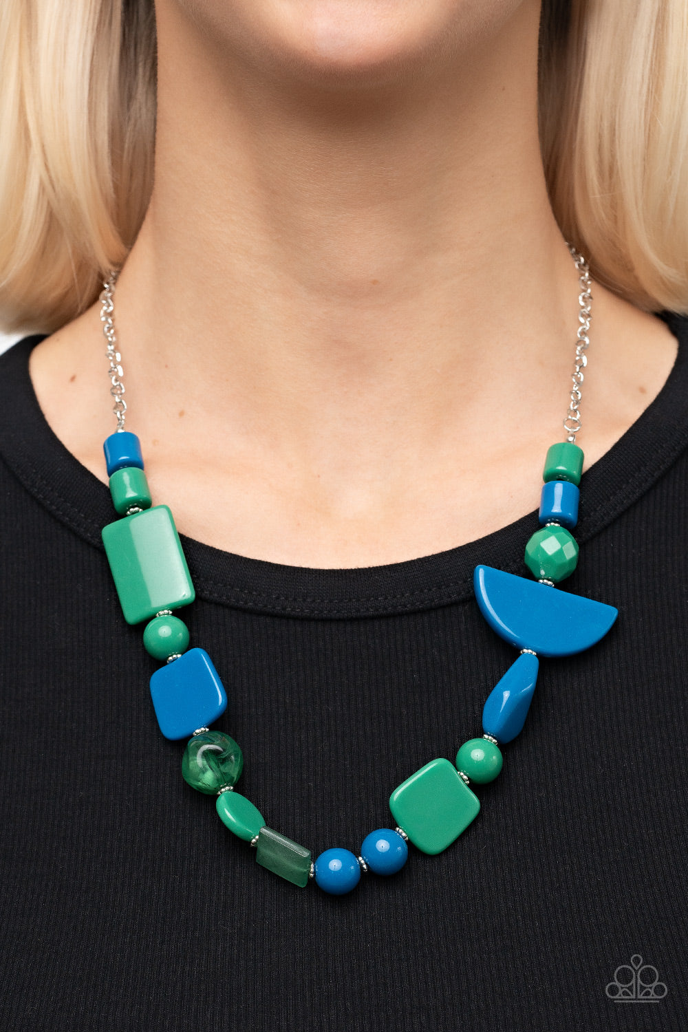 Paparazzi - Tranquil Trendsetter - Green Necklace