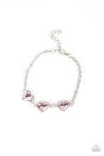 Load image into Gallery viewer, Paparazzi - Little Heartbreaker - Pink Bracelet
