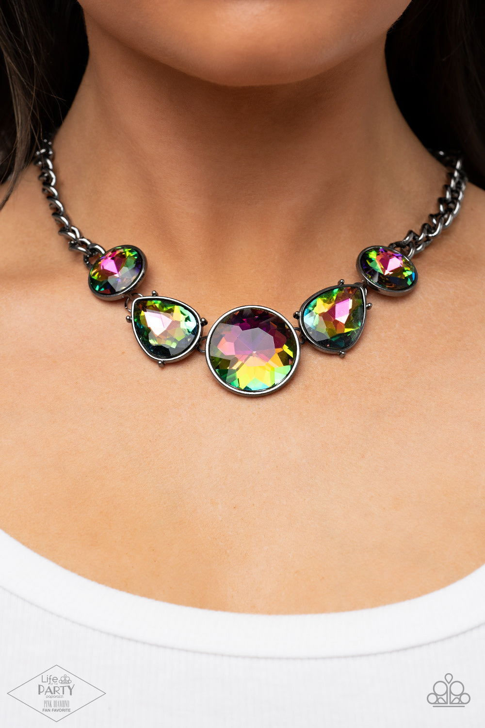 Paparazzi - All The Worlds My Stage - Multi Necklace