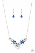 Load image into Gallery viewer, Paparazzi - Floral Fashion Show - Blue Necklace
