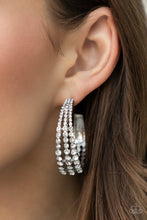 Load image into Gallery viewer, Paparazzi - Cosmopolitan Cool - White Earring
