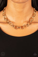 Load image into Gallery viewer, Paparazzi - Tough Crowd - Gold Necklace
