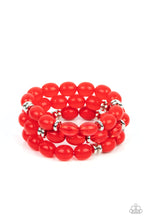 Load image into Gallery viewer, Paparazzi - Coastal Coastin - Red Bracelet
