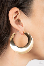 Load image into Gallery viewer, Paparazzi - Power Curves - Gold Earrings
