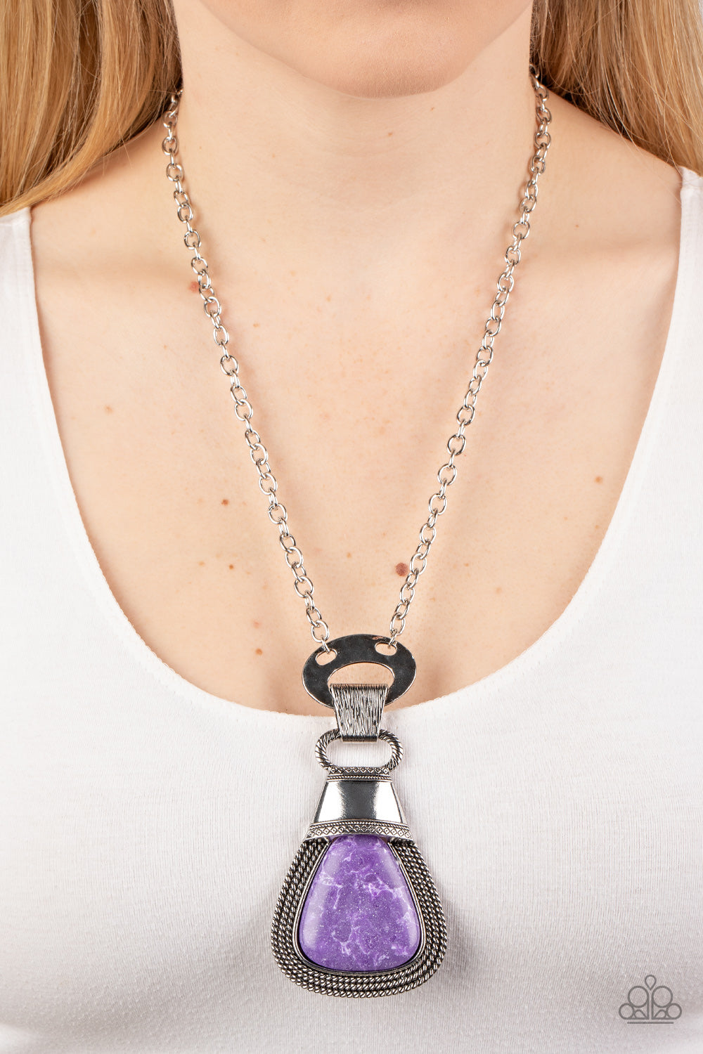 Paparazzi - Rodeo Royale - Purple Necklace