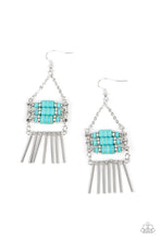 Load image into Gallery viewer, Paparazzi - Tribal Tapestry - Blue Earring
