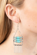 Load image into Gallery viewer, Paparazzi - Tribal Tapestry - Blue Earring
