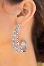 Load image into Gallery viewer, Paparazzi Cold as Ice - White Earring
