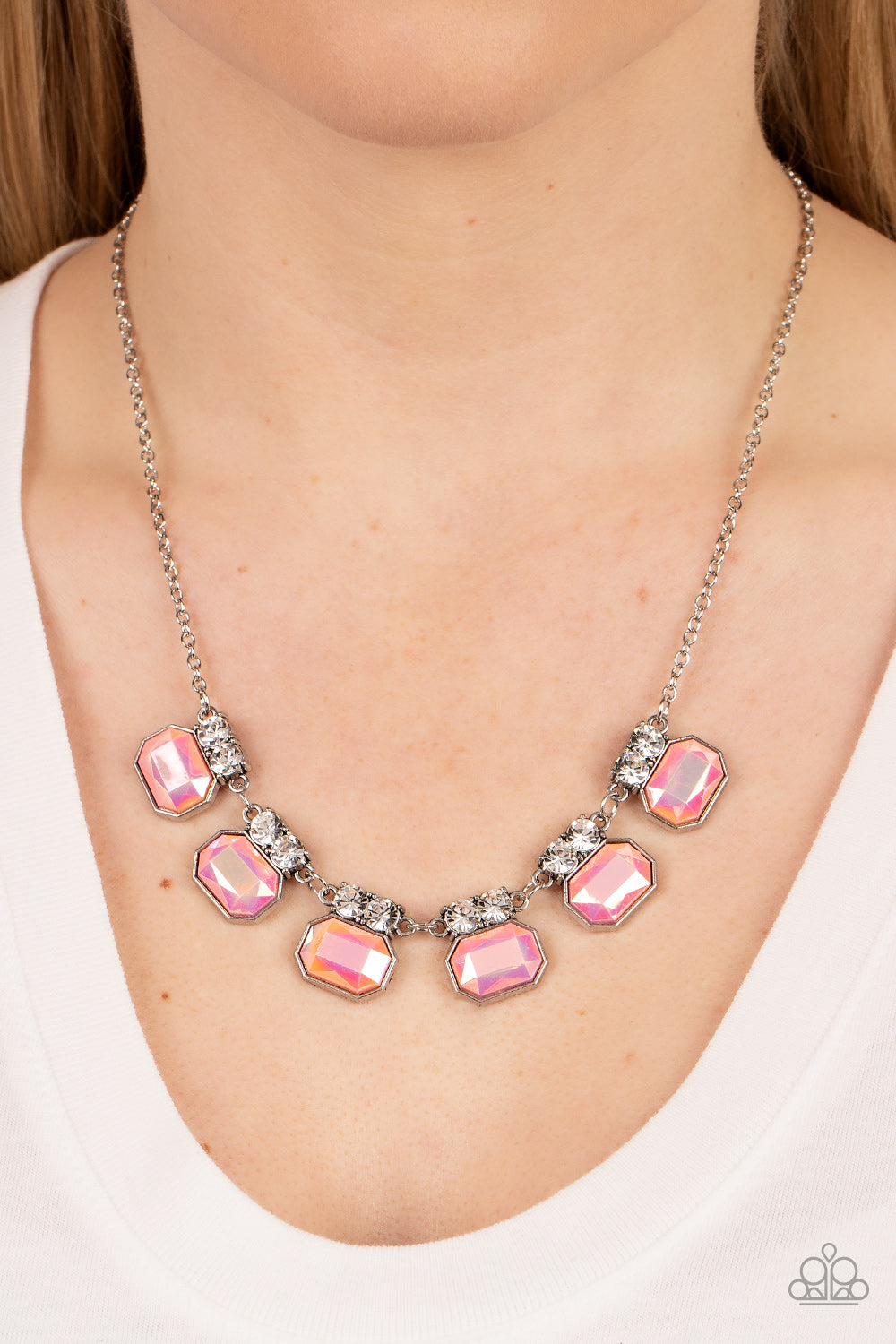 Paparazzi - Interstellar Inspiration - Pink Necklace