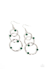 Load image into Gallery viewer, Paparazzi - Revolving Radiance - Green Earring
