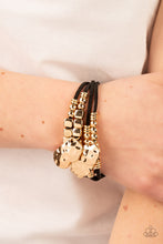 Load image into Gallery viewer, Paparazzi - Token Trek - Gold Bracelet
