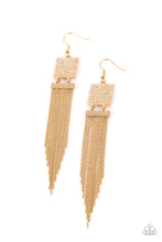 Load image into Gallery viewer, Paparazzi - Dramatically Deco - Gold Earring
