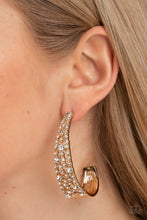 Load image into Gallery viewer, Paparazzi - Cold as Ice - Gold Earring
