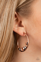 Load image into Gallery viewer, Paparazzi - Attractive Allure - Copper Earring
