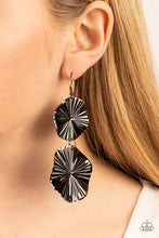 Load image into Gallery viewer, Paparazzi - In Your Wildest FAN-tasy - Black Earring
