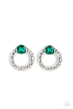 Load image into Gallery viewer, Paparazzi - Smoldering Scintillation - Green Earring
