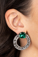 Load image into Gallery viewer, Paparazzi - Smoldering Scintillation - Green Earring
