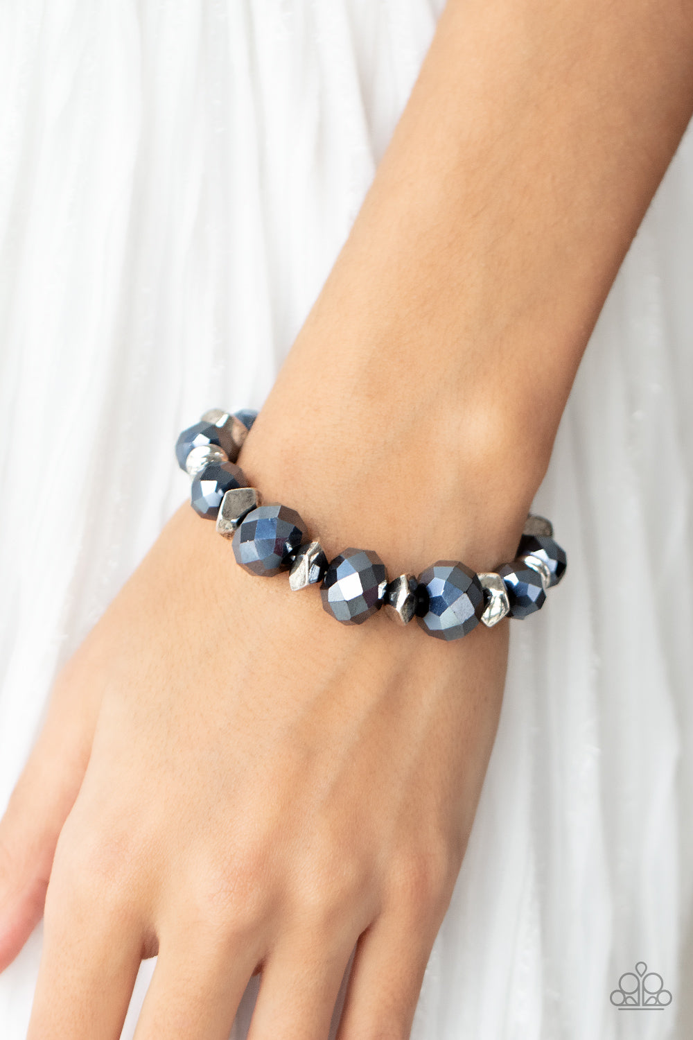 Paparazzi - Astral Auras - Blue Bracelet