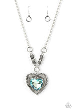 Load image into Gallery viewer, Paparazzi - Heart Full of Fabulous - Blue Necklace
