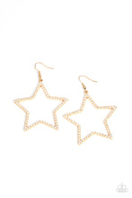 Load image into Gallery viewer, Paparazzi - Supernova Sparkle - Gold Earring
