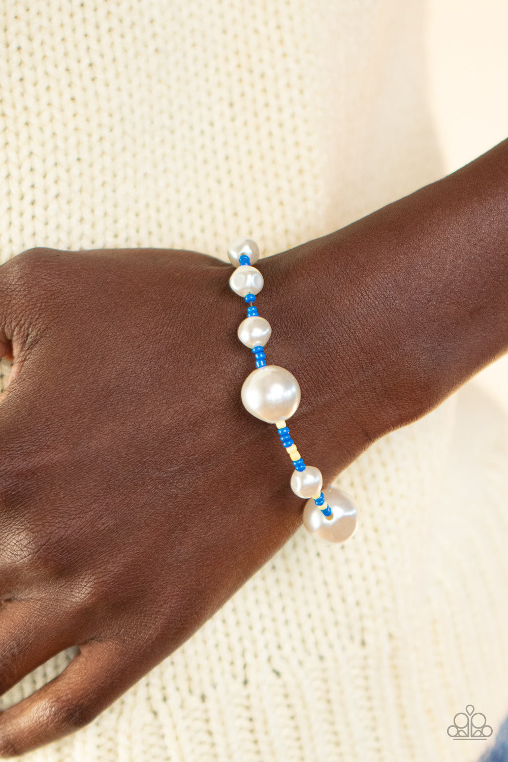 Paparazzi - Contemporary Coastline - Blue Bracelet