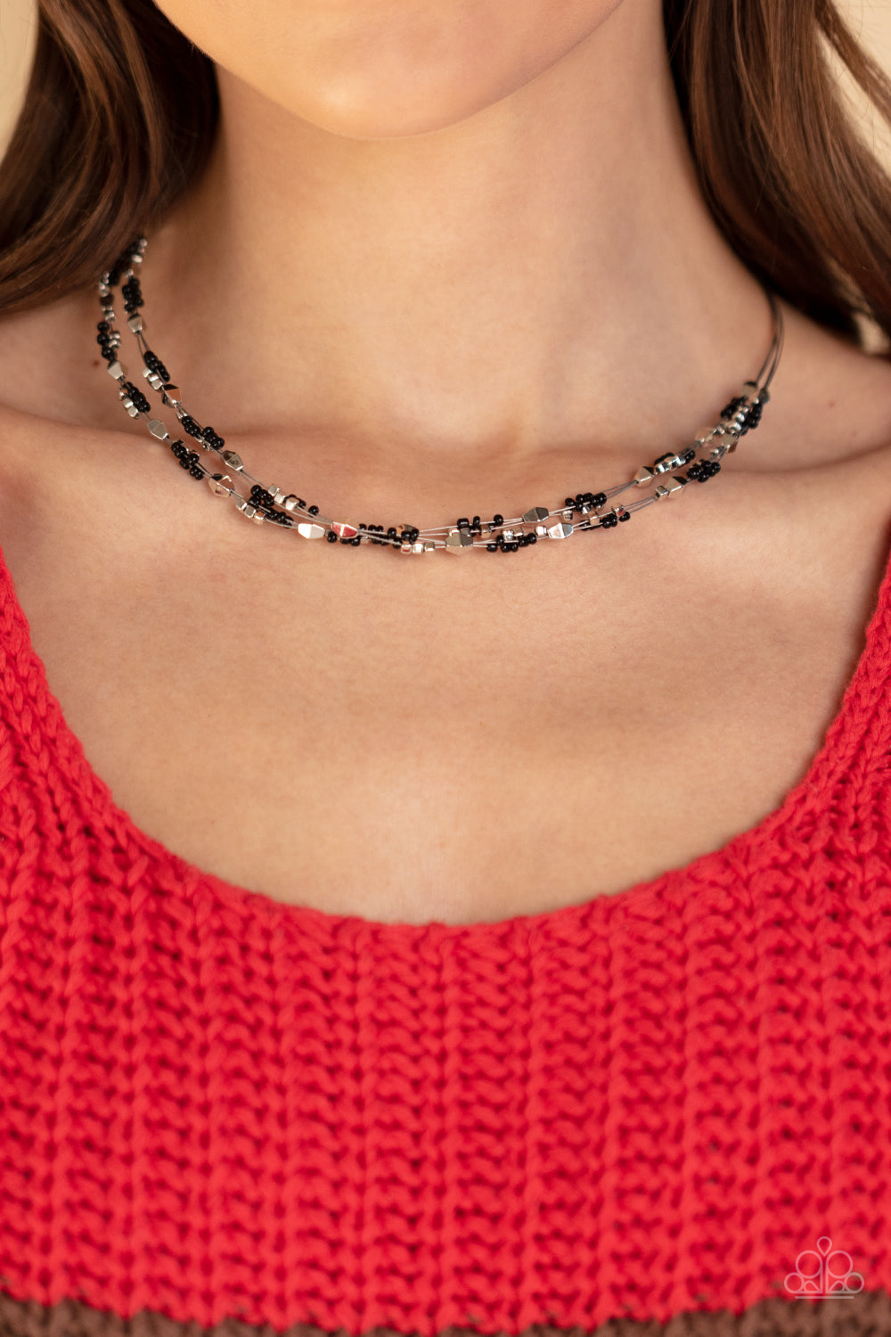 Paparazzi - Explore Every Angle - Black Necklace