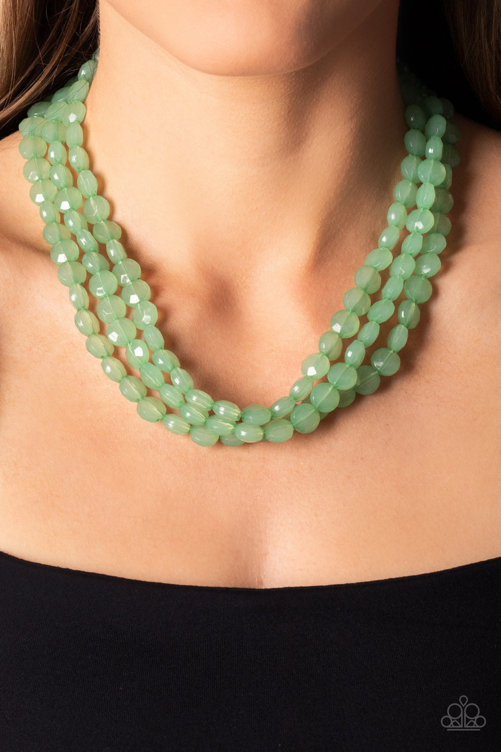 Paparazzi - Boundless Bliss - Green Necklace