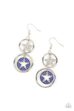 Load image into Gallery viewer, Paparazzi - Liberty and SPARKLE for All - Blue Earring
