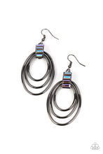 Load image into Gallery viewer, Paparazzi - Intergalactic Glamour - Black Earring
