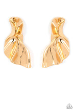 Load image into Gallery viewer, Paparazzi - METAL-Physical Mood - Gold Earring
