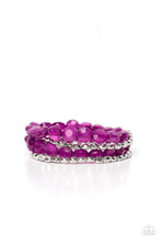 Load image into Gallery viewer, Paparazzi - Seaside Siesta - Purple Bracelet
