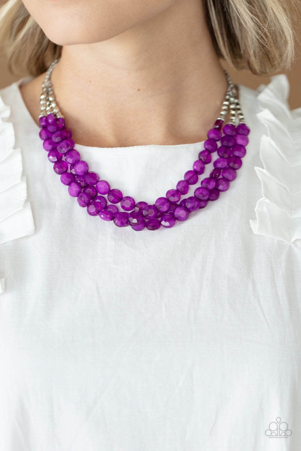 Paparazzi - Pacific Picnic - Purple Necklace