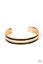 Load image into Gallery viewer, Paparazzi - Hot on the TRAILBLAZER - Gold Bracelet
