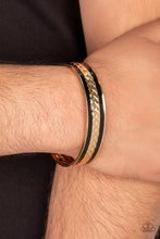 Load image into Gallery viewer, Paparazzi - Hot on the TRAILBLAZER - Gold Bracelet
