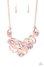 Load image into Gallery viewer, Paparazzi - Warp Speed - Rose Gold Necklace
