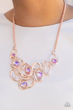 Load image into Gallery viewer, Paparazzi - Warp Speed - Rose Gold Necklace
