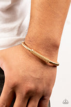 Load image into Gallery viewer, Paparazzi - CABLE-Minded - Gold Bracelet
