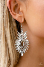 Load image into Gallery viewer, Paparazzi - Turn up the Luxe - White Earrings
