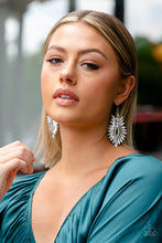 Load image into Gallery viewer, Paparazzi - Turn up the Luxe - White Earrings
