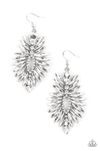 Load image into Gallery viewer, Paparazzi - Turn up the Luxe - White Earrings
