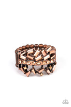 Load image into Gallery viewer, Paparazzi - Scattered Sensation - Copper Ring
