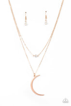 Load image into Gallery viewer, Paparazzi - Modern Moonbeam - Rose Gold Necklace
