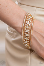 Load image into Gallery viewer, Paparazzi - Interstellar Interlude - Gold Bracelet
